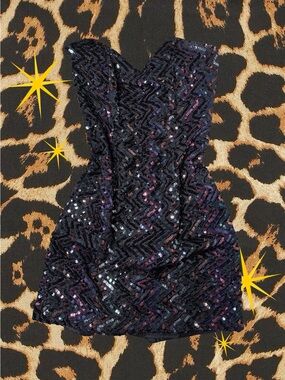 JESSICA McCLINTOCK | Vintage Sequin Party Dress | Women’s